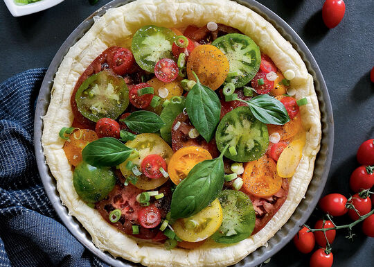 Recette tarte a la ricotta et aux tomates