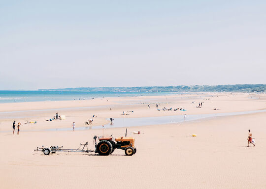 Ohama beach plage du debarquement assiegee par les eaux