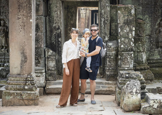 Vie dexpat elle passe deux ans en famille au cambodge