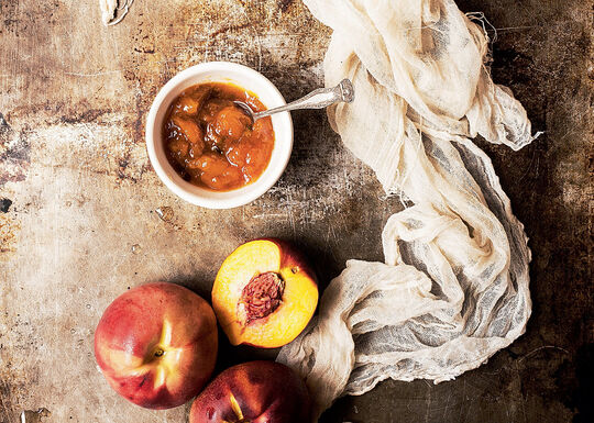 Recette: Confiture de pêche et nectarine au basilic et citron