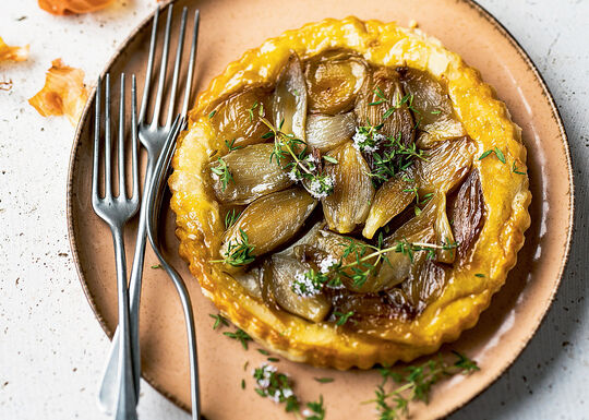 Recette: Tartelettes Tatin aux échalotes et thym