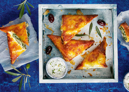 Recette grecque: Spanakopita, feuilleté aux épinards et feta