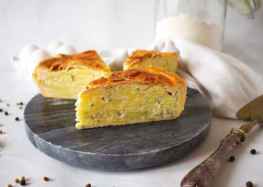 Recette: Tourte de pomme de terre